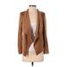 BB Dakota by Steve Madden Blazer Jacket: Brown Jackets & Outerwear - Women's Size X-Small