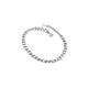 Silver Bangle,Dainty Ladies Silver Bracelets S925 Silver Ring Buckle Curb Chain Bracelet Bangle Adjustable Silver Bracelet Jewellery Gifts for Women