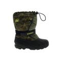 Sorel Rain Boots: Green Camo Shoes - Kids Boy's Size 1