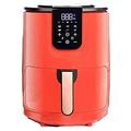 Air Fryer for Home Use 3.5L Fryer Air Fryer Electric Hot Air Fryers Oven Oilless Cooker for Roasting, Led Digital Touchscreen with Nonstick Basket/Red needed charitable