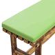 Soft Bench Cushion PU Leather Chair Cushion 120x40cm Non-Slip Waterproof Chair Seat Mat Removable Furniture Bench Seat Pad for Indoor Outdoor Garden Patio,Green