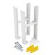 Milano Windsor - Traditional White 3 Column Radiator Floor Mounting Feet Kit