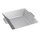 POPETPOP Grill Plate BBQ Grill Tray Stainless Steel Griddle Grilling Hibachi Grill Veggie Tray Charcoal Grill Charcoal BBQ Stainless Steel Baking Tray Drain Tray Carbon Steel Outdoor