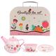 Toyvian 3 Sets Toy Tea Set Food Toys Pretend Play Tea Time Ceramic Teapot Play Food Accessories Tea Party Playset Tea Party Play Tinplate Pink Afternoon Tea Child Portable