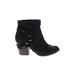 Fergalicious Ankle Boots: Black Shoes - Women's Size 8