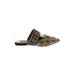 Anthropologie Mule/Clog: Gold Jacquard Shoes - Women's Size 6