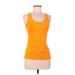 Nike Active Tank Top: Orange Activewear - Women's Size Medium