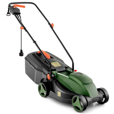 12 AMP Electric Lawn Mower 14'' Versatile Walk-Behind Lawnmower