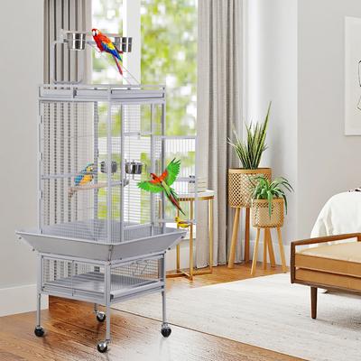 Large Bird Cage Large Play Top Parrot Finch Cage Pet Supplies
