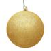 Vickerman 10" Honey Gold Glitter Ball Ornament