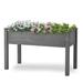 Raised Garden Bed with Legs, Elevated Wooden Planter Box for Outdoor Plants