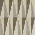 Nextwall Harry & Grace Pieced Diamonds Peel & Stick Wallpaper Vinyl in Brown | 20.5 W in | Wayfair HG11507