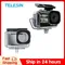 Telesin 45m action kamera wasserdichtes gehäuse für dji action 3 4 unterwasser tauch gehäuse abdeckung für dji osmo action 3 4 zubehör