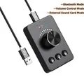 Adattatore USB a 3 modalità Scheda audio esterna Altoparlante per PC multimediale Bluetooth con
