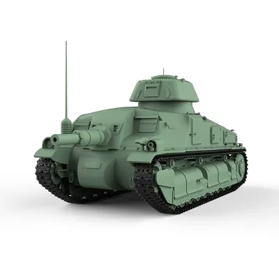 SSMODEL SS72663 1/72 25 mm Militärmodellbausatz Frankreich Somua SAu 40 Panzerzerstörer Image