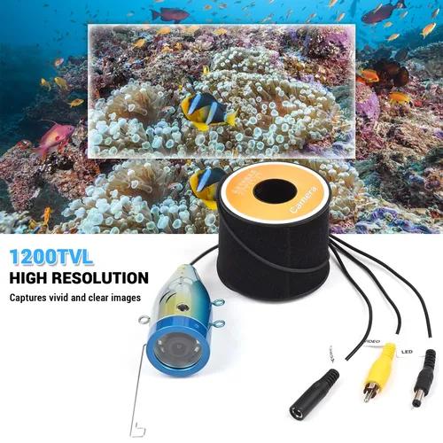 Unterwasser-Angel kamera 12 ir LED-Leuchten wasserdichte Angel kamera mit 20m/30m/50m Kabel für