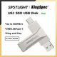 KingSpec-Clé USB 256 Type C 2 en 1 SSD portable 512 Go 3.2 Go 560 Go 500 Go 240 Go Clé USB