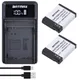 2X Batterie 1400mAh + Chargeur USB LED pour GoPro HD fore1 2 Hero1 Hero2 Hursports Surf Outdoor 960