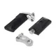 Repose-pieds pour Mini Moto 47/49cc avec pédales pour Dirt Bike Mini Moto Quad ATV