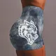 Darc-Shorts de sport pour femmes tenue de gym de yoga taille haute mode d'exercice élastique