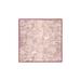 Pink Square 6' Area Rug - Canora Grey Sneza Floral Machine Made Hand Loomed Chenille/Area Rug in 72.0 x 72.0 x 0.08 in Polyester/Chenille | Wayfair