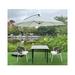 Hokku Designs Raheela Square 2 - Person 35.4" L Outdoor Restaurant Bistro Set in Black/Gray/White | 35.4 W x 35.4 D in | Wayfair