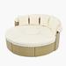 Bungalow Rose Fazeela 65" Wide Outdoor Reversible Patio Sectional Set w/ Cushions in Brown | 53.5 H x 65 W x 66.5 D in | Wayfair