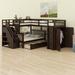 Harriet Bee Janai Twin-Twin Over Full Bunk Bed w/ Drawers | 62.2 H x 94.1 W x 118.3 D in | Wayfair 3FDE4F013143441D970A8E37EDE0051E