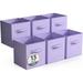 Latitude Run® Fabric Storage Cubes - 6 Foldable Storage Bins, 13 Inch - Multi - Teal | Wayfair 0421DDEE7B25440094E18A69F21686F5