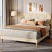 Latitude Run® Gizoon Queen Bed Frame w/ Adjustable Velvet Headboard, Upholstered Platform Bed Frame w/ Sturdy Metal Frame | Full | Wayfair