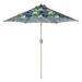 Latitude Run® Levonta 58.4" Market Umbrella w/ Crank Lift Counter Weights Included, Steel | 5.19 H x 58.4 W x 58.4 D in | Wayfair