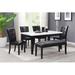 Wildon Home® Eiser Rectangular 38" L x 64" W Restaurant Dining Set, Leather | 30 H x 64 W x 38 D in | Wayfair 0E81A97DFBFE4511AB6FBDE42AAE9381