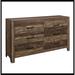 Loon Peak® Jasere Accent Chest Wood in Blue/Brown | 33.5 H x 58.5 W x 16 D in | Wayfair BA61E1136F9A4B2F83811D957A397266