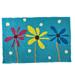 Blue 0.25" x 30" L X 20" W Kitchen Mat - Winston Porter Seare Pretty Posies Kitchen Mat 30.0 x 20.0 x 0.25 D | 0.25" H X 30" L X 20" W | Wayfair