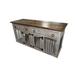 Tucker Murphy Pet™ Farmhouse Two Tone Pet Crate w/ Drawers in Gray/Brown | Small (30" H x 24" W x 64" D) | Wayfair B1E38499C38147108BC6FFA4AC3E9B8C