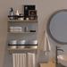 Latitude Run® Rustic 2+1 Tier Kitchen Wall Shelves: Easy Assembly & Versatile Storage | 9.65 H x 16.14 W x 5.71 D in | Wayfair