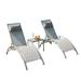 Latitude Run® Treymane Outdoor Aluminium Chaise Lounge Set | 33.75 H x 70.17 W x 71.14 D in | Wayfair 7ED976AF49CC4BA6812AD94E43801F49