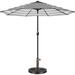 Ivy Bronx Lowensky 4" Market Umbrella w/ Crank Lift Counter Weights Included | 108 H x 4 W x 6 D in | Wayfair 712785A231504B3BB216D3F804220289