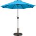 Latitude Run® Tamberly 4" Market Umbrella w/ Crank Lift Counter Weights Included | 108 H x 4 W x 6 D in | Wayfair 9D64552308DF4C9EAD29A009D035E5FD