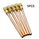 5Pcs Air Conditioner Refrigeration Access Valves 6mm OD Copper Tube Filling Parts Replacements