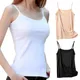 Summer Sexy Strap Camisoles Girl Cotton Sleeveless Vest Solid Color Top All-match Base Vest Tops