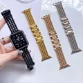 Luxury Stainless Steel Strap For Apple Watch Ultra 49mm 40mm 44mm Steel Ball Bracelet for iwatch