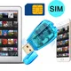 Pretty Portable Mobile USB SIM Card Reader Simcard Writer/Copier/Cloner/Backup/Editors Kit GSM CDMA