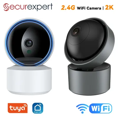Tuya 5MP Wifi IP Camera Baby Monitor 360° PTZ Motion Detect 2 Way Audio Night Vision Supports TCP/IP/ONVIF Private Protocol