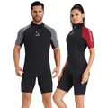 3mm Wetsuit For Men Women Premium Neoprene Wetsuit Surf Short Sleeve Kitesurf Roupa De Mergulho