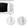 2Pcs Universal Microwave Oven Plastic Spool Rotary Knob Timer Control New 20CC