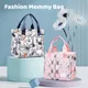 Mommy Diaper Bag For Babies LargeCapacity Organizer Waterproof Wide Opening Travel Messenger