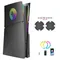Console Cover Plates with LED Light and Fan Dust Filter for Sony PS5 Slim Replacement Side Faceplate for Playstation 5 Slim Disc