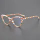 Cat-eye glasses Top Designer Women's Eyeglasses frame Fashion Color acetate optical eyeglasses frame