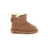Bearpaw Boots: Winter Boots Platform Boho Chic Brown Print Shoes - Kids Girl's Size 8